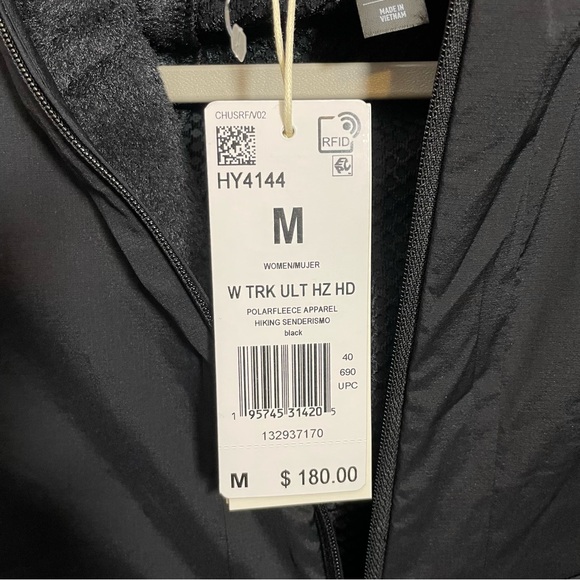 Adidas TERREX Techrock Ultralight 1/2-Zip Hooded
Fleece Jacket NEW with tags - Picture 9 of 14